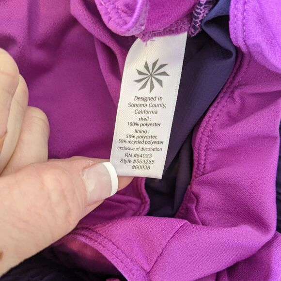 Athleta Kick Asphalt purple run shorts - 3" inseam - Medium - Picture 4 of 7